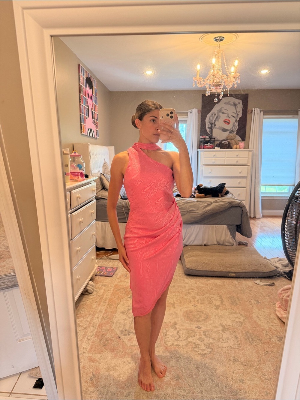 Ronny Kobo Pink Dress
